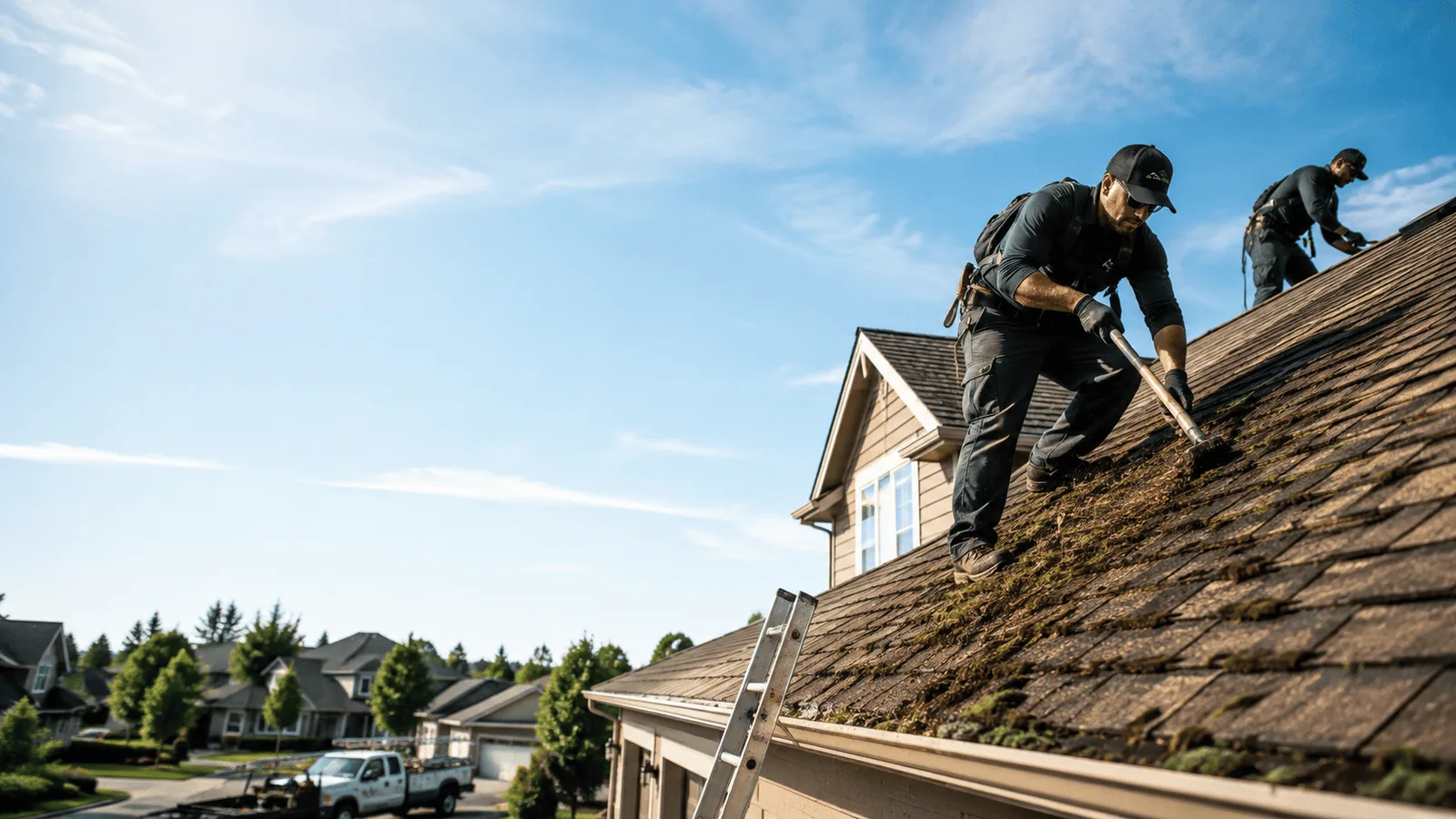 Roof Moss Removal in Elwin, IL near me